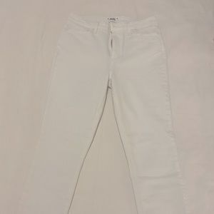 Paige White Straight leg jeans
